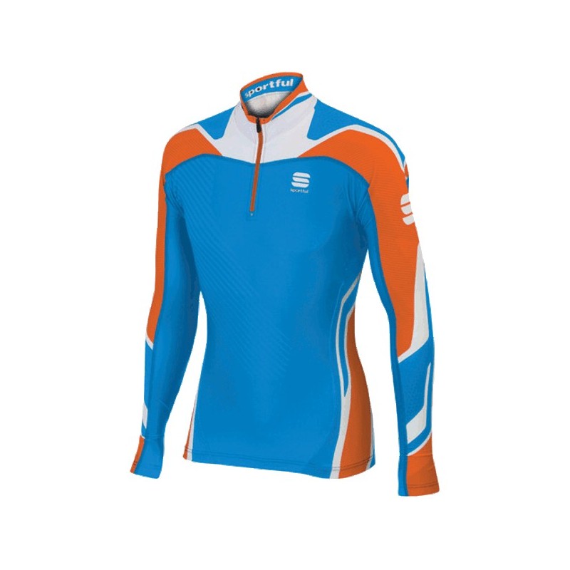 Sportful Worldloppet 4 Race Top elektrische blauw-orange Sportful Worldloppet 4 Race Top elektrische blauw-orange